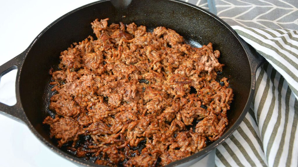 brown beef